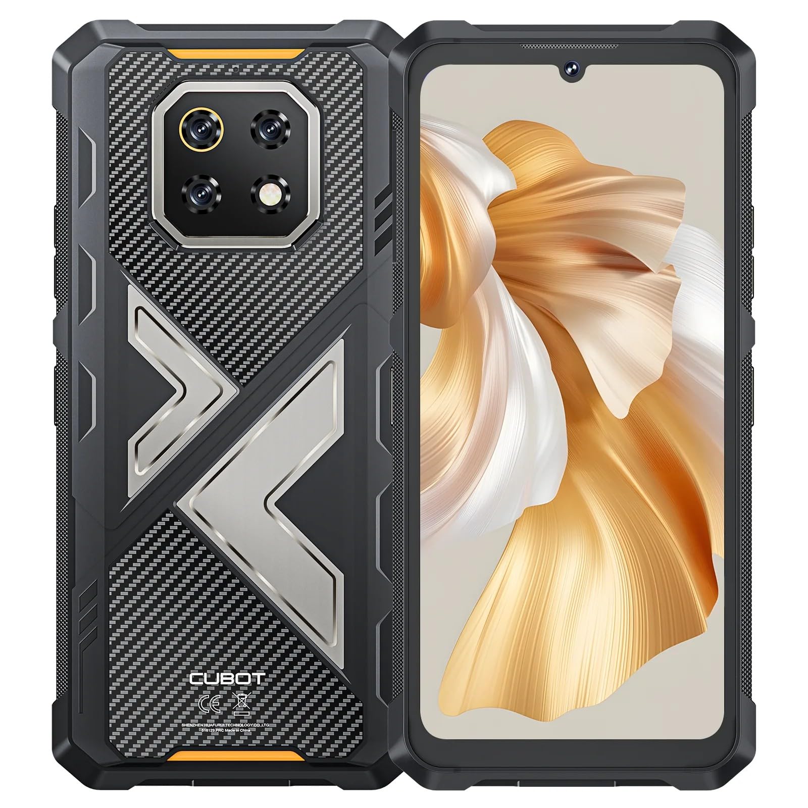 CUBOT Celular Kingkong ES 3, Android 15 Smartphone 16GB(6+10) RAM 256GB ROM, Batería 10200mAh, Pantalla 6.745" 120Hz, IP68 Ligero Celulares, Doble SIM, NFC