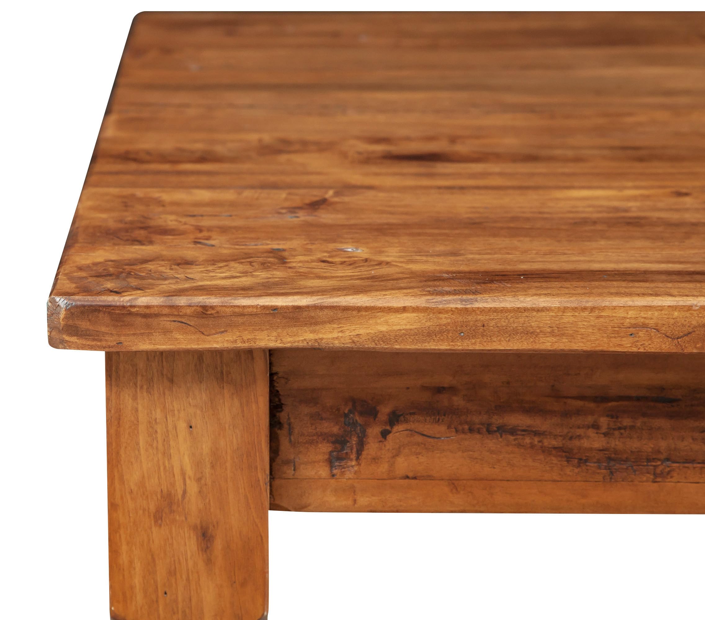 Biscottini Tavolo da cucina 120x80x80 cm Made in Italy | Scrivania vintage con cassetto | Tavolo legno massello di tiglio | Tavolo scrivania legno | Tavolo da pranzo per interni ed esterni Shabby