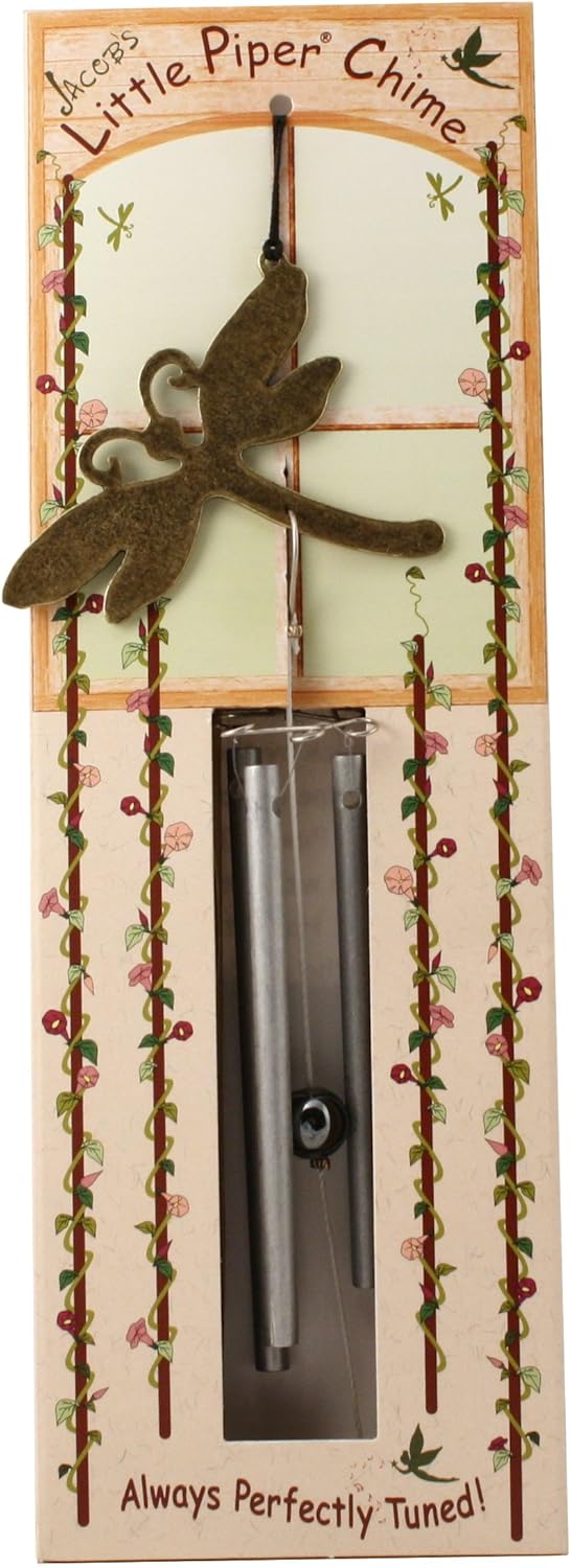 Jacob's Dragonfly Little Piper Wind Chime - Made in USA