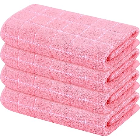 Checkered Pink Dish Towels: A Touch of Charm for Your Kitchen