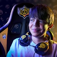 Herné slúchadlá SUBSONIC Brawl Stars s mikrofónom, čierno-červené, 40 mm meniče, stereo zvuk, pre konzoly, PC, tablety a smartfóny 7