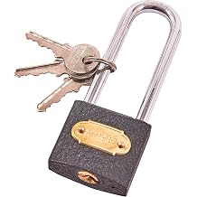 Amtech T0600C 38mm Long Shackle Iron Padlock