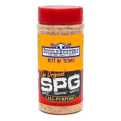 SuckleBusters - Frotar para barbacoa con sal y pimienta y ajo SPG