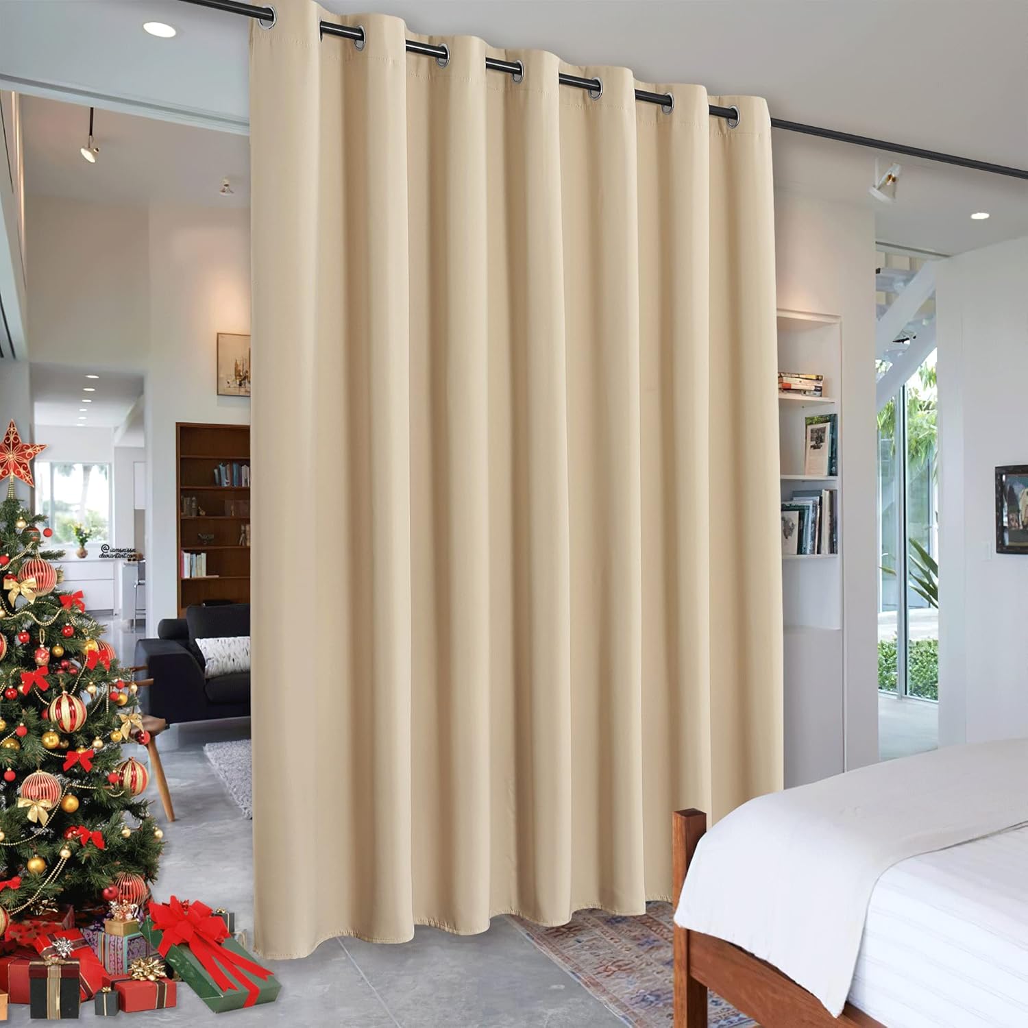 RYB HOME Wall Divider Curtain for Living Room