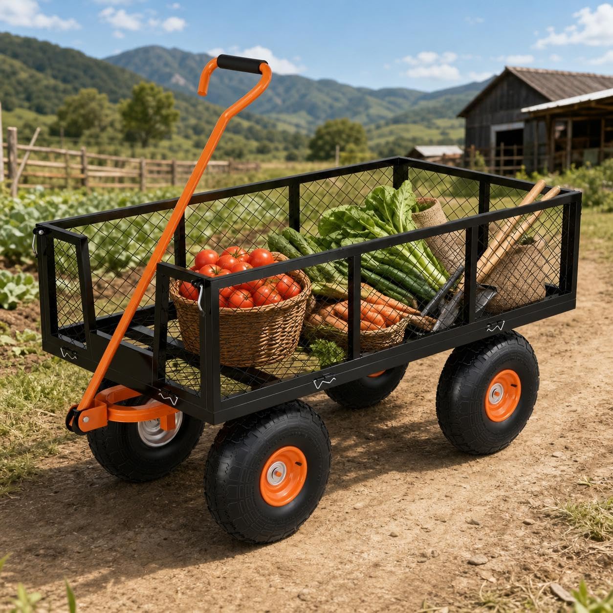 500lbs Schwerlast Gartenwagen