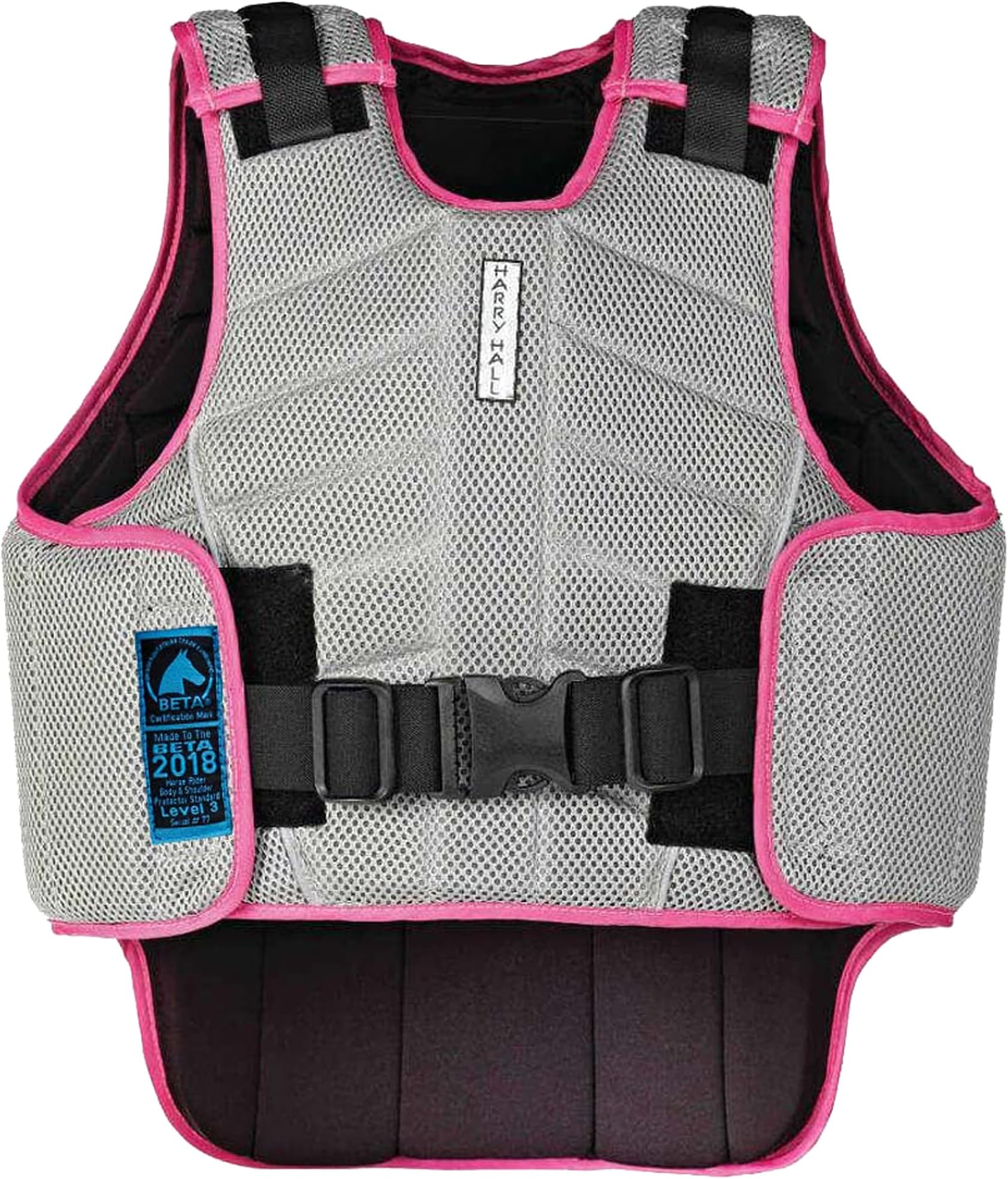 Harry Hall Zeus Kids Body Protector Horse Riding - Children Hi-Viz Equestrians Level 3 EN 13158 Girls Boys Protective Jacket Vest