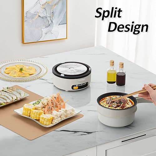 Miniatura 3 de HYTRIC Hervidor eléctrico de viaje 237fl oz pequeño hervidor eléctrico plegable sin BPA hervidor eléctrico portátil y olla eléctrica HYTRIC olla