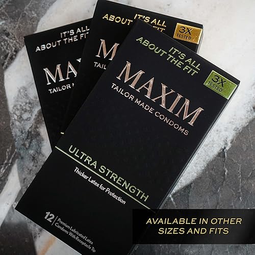 Miniatura 4 de MAXIM Max Fit XL - Preservativos lubricados de alta calidad, electrónicamente triple probado para mayor durabilidad y protección, látex natural de