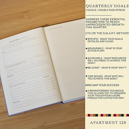 Miniatura 3 de Agenda de 90 días para productividad  Cuaderno de diario  Organizadores mensuales, semanales, diarios  Lista de tareas y gestión del tiempo
