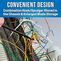 Vista 10 de Jonard Tools EPD-91461, herramienta de punchdown manual con 2 cuchillas de acero 66 y 110 para bloques de punchdown