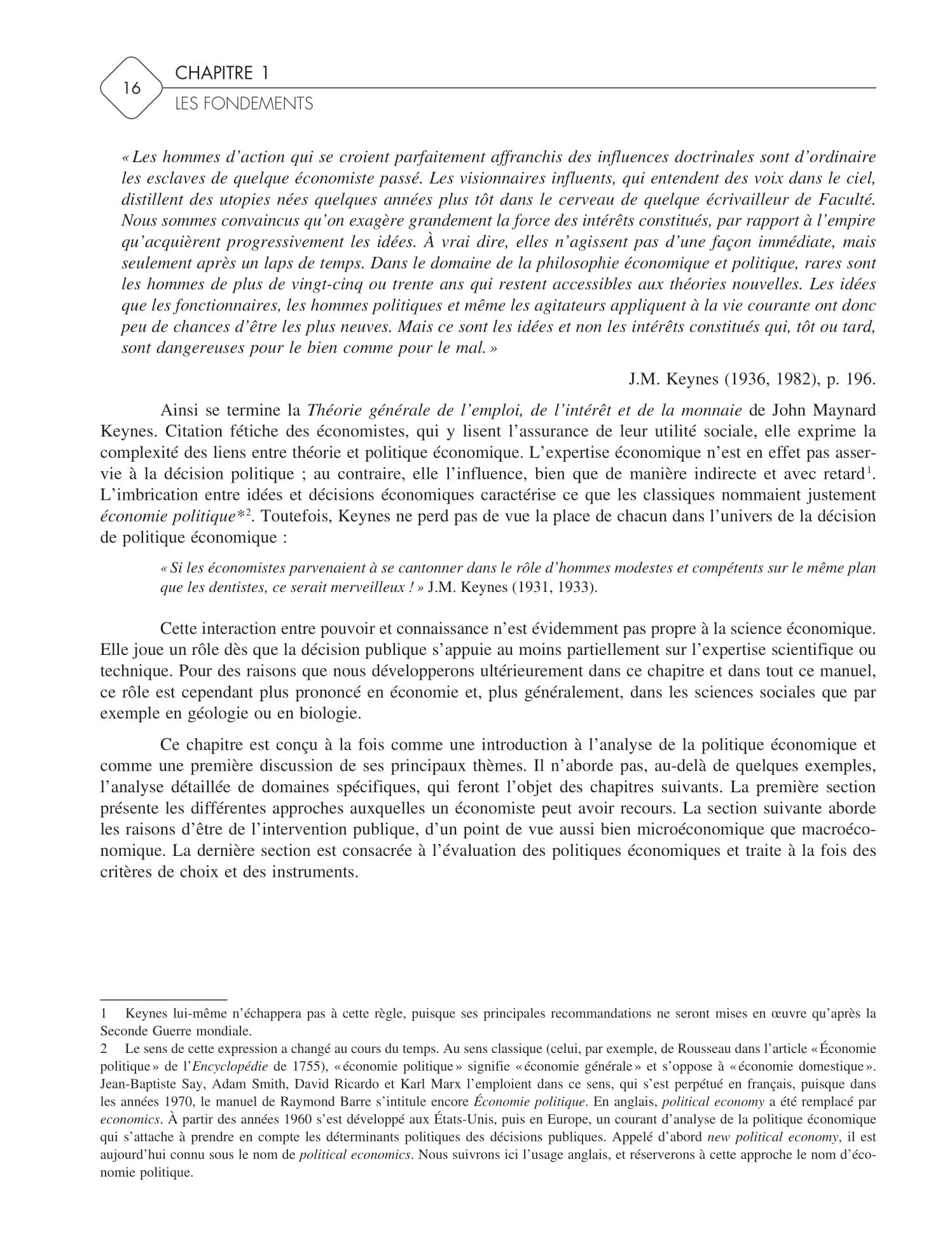 Politique économique