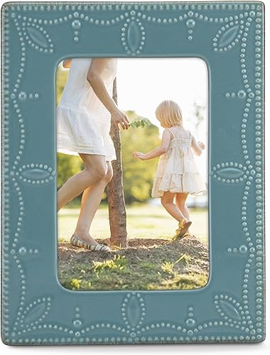 Lenox Marco francés Perle Bluebell de 4" X 6"