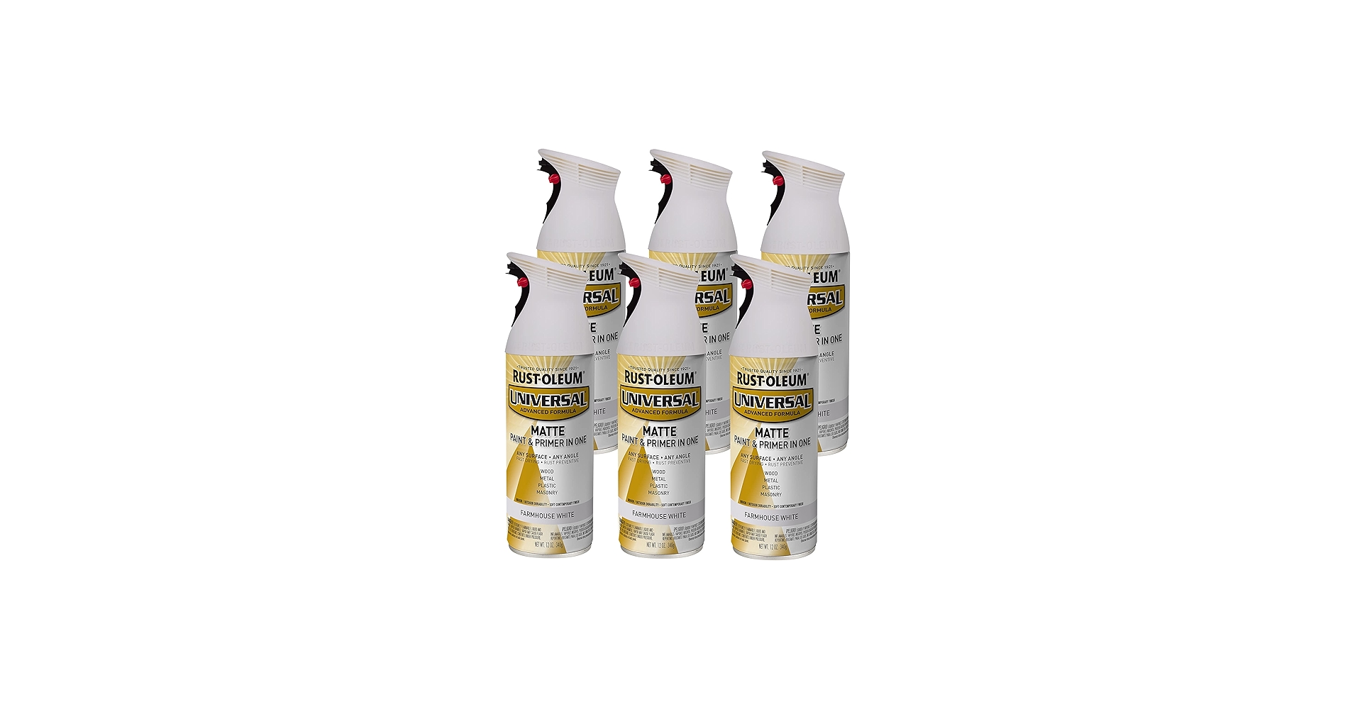 Amazon.com: Rust-Oleum 376725-6PK Universal All Surface