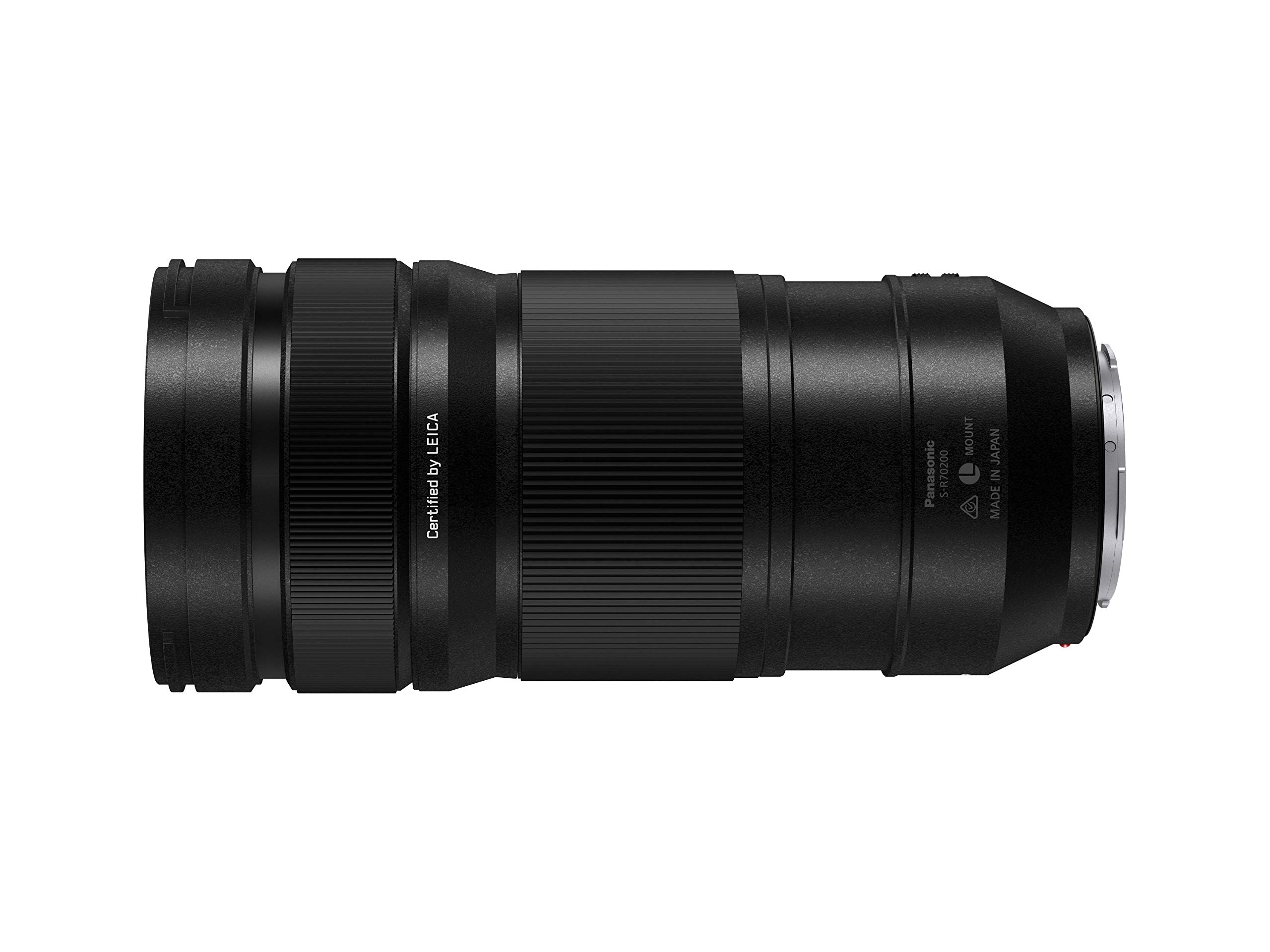 Panasonic Lumix S-R70200E Teleobiettivo 70-200mm F4.0 O.I.S., L-Mount System, Nero