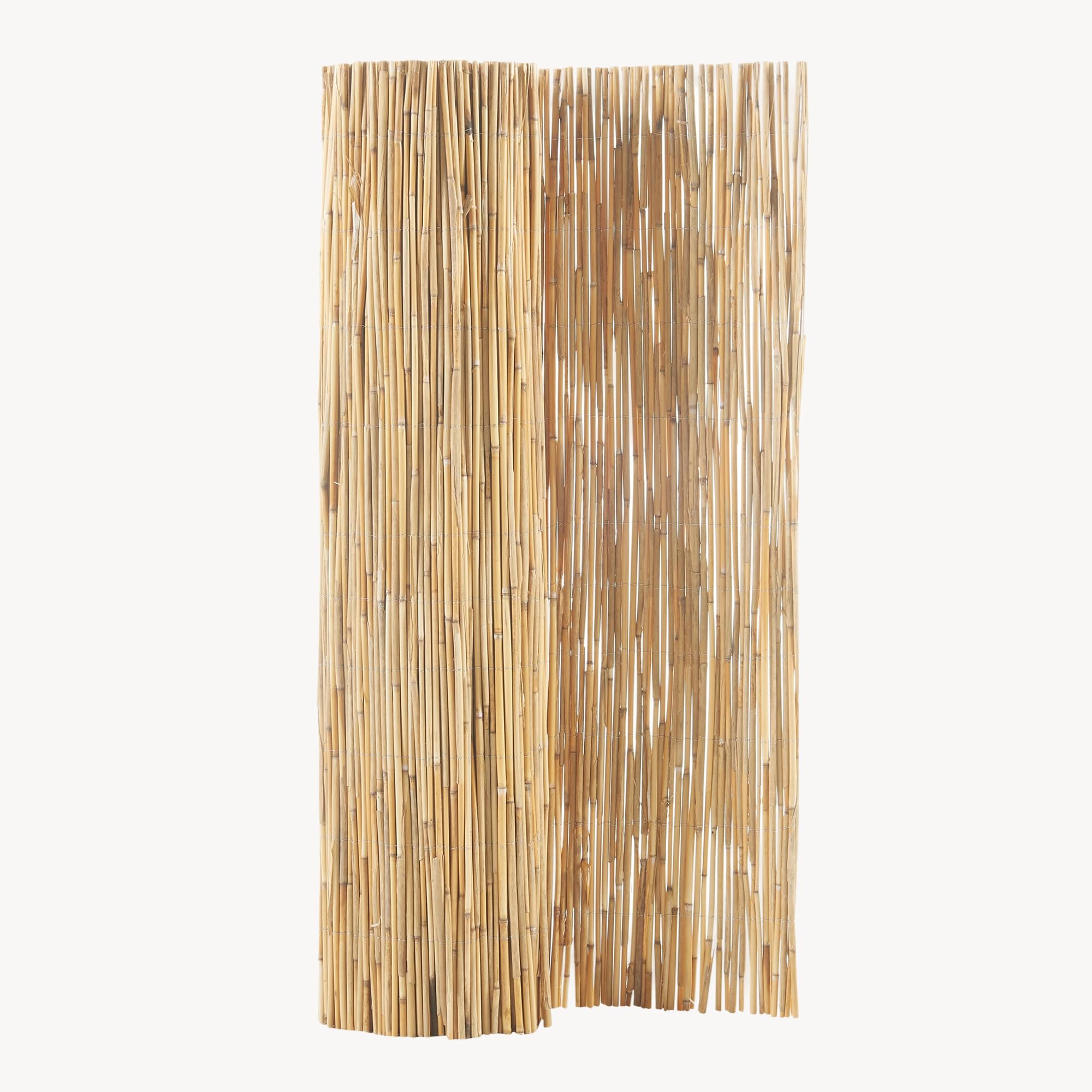 casa.pro Canisse en Roseau Brise-Vue Naturel pour Jardin Terrasse Cache Vue Balcon Palissade Protection contre Regards Vent Soleil Clôture Décorative Séparation Résistant 150 x 300 cm Naturel