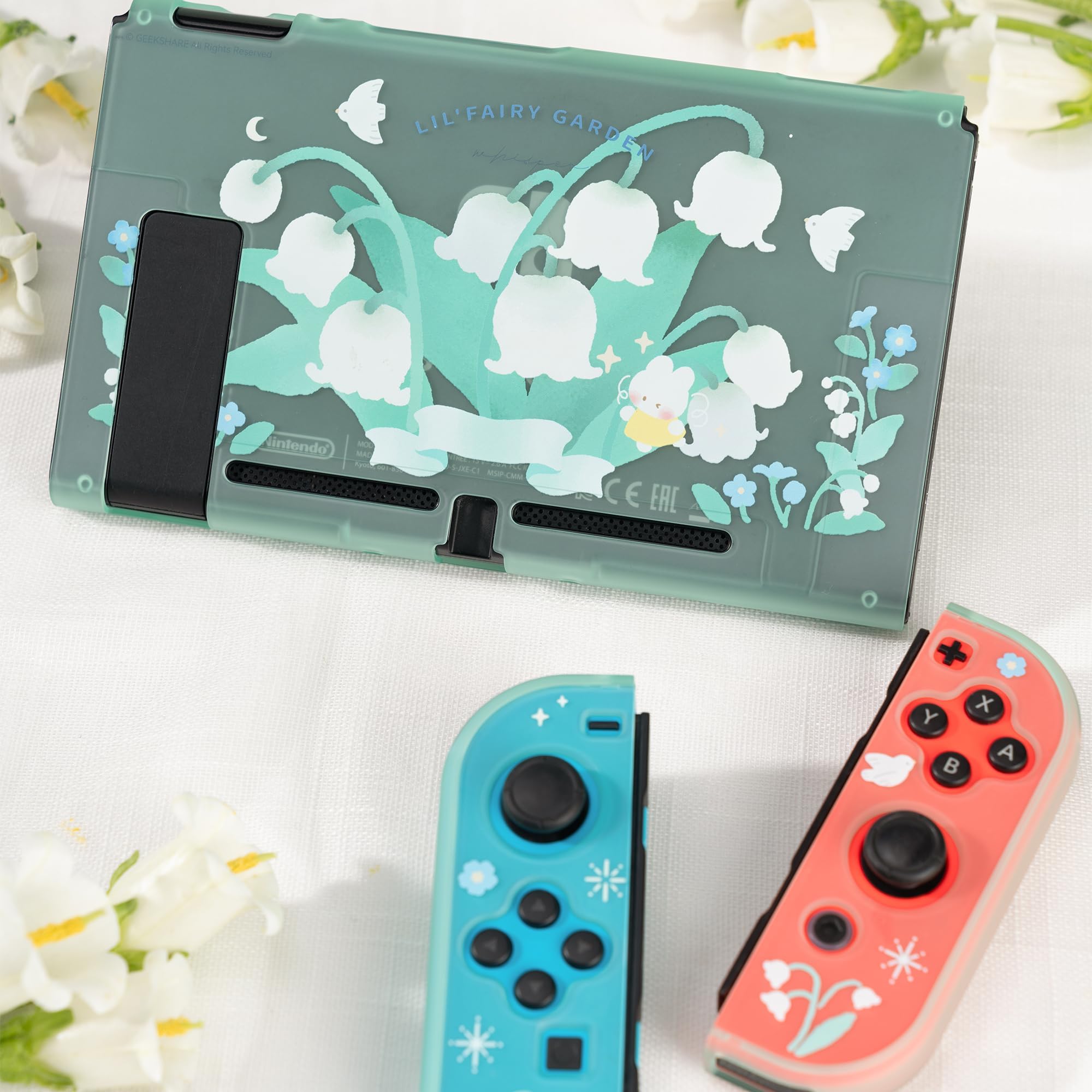 GeekShare Protective Case Compatible with Switch, Kawaii