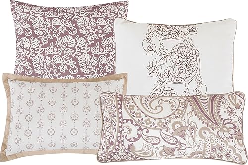 Miniatura 2 de ESCA Juego de edredón de cachemira beige tamaño Queen