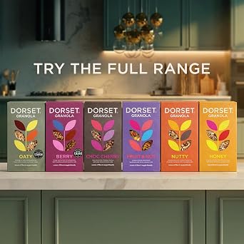 Dorset Cereals Berry Granola | Breakfast | Vegetarian | 5 PACKS of 450g