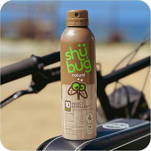 Miniatura 5 de Shubug (2 unidades) Spray repelente de mosquitos natural Protección natural de insectos a base de plantas, sin DEET, fórmula de geraniol con