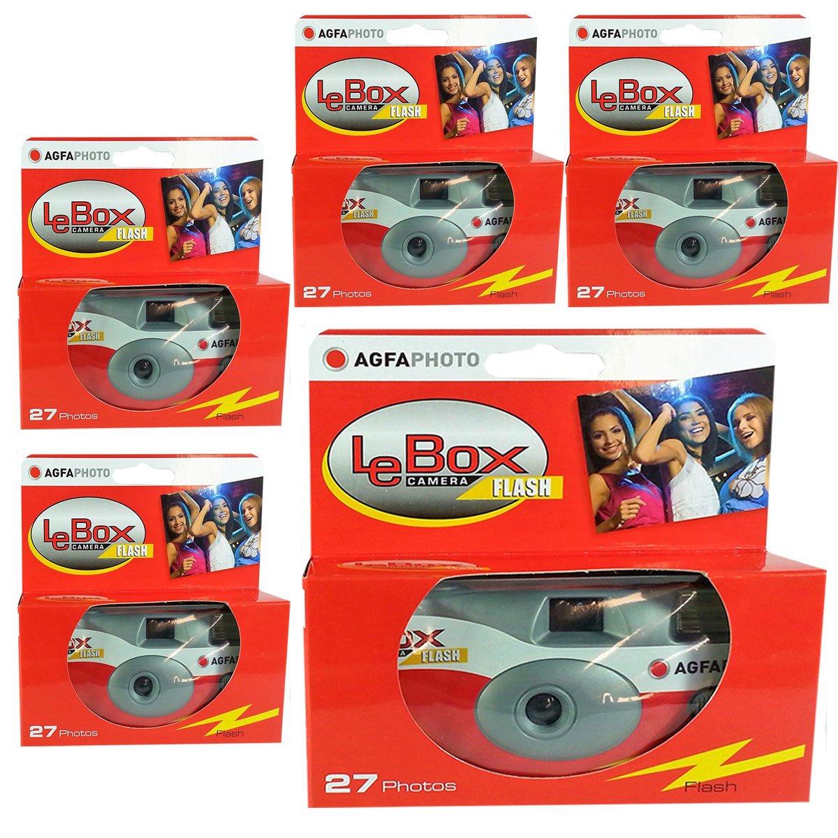 12 Fotocamere Usa E Getta Spirit PHOTO PORST – 27 Pose Con Flash Per Feste E Matrimoni