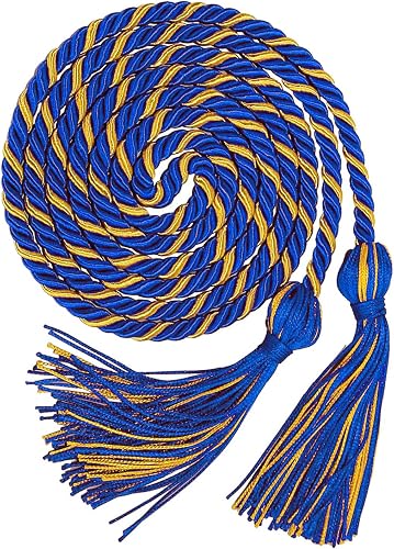 OSBO GradSeason Graduation Honor Cord 68" Long (Royal/Gold)