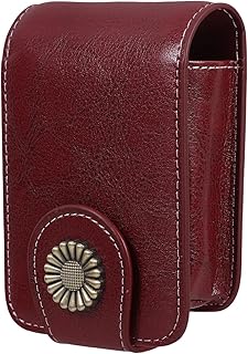 VILLCASE Lipsticks Pouch with Built-in Mirror...