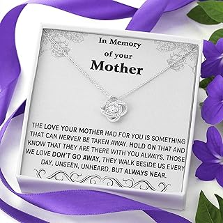 Message Card Jewelry, Handmade Necklace- Personalized Gift Daughter Loss of Mom Gift, Gift for Mother Passing, Mom Passed Away, Loss of Mother, Sympathy Gift, Remembrance Gift for Mother, Grief Gift ZK0287
