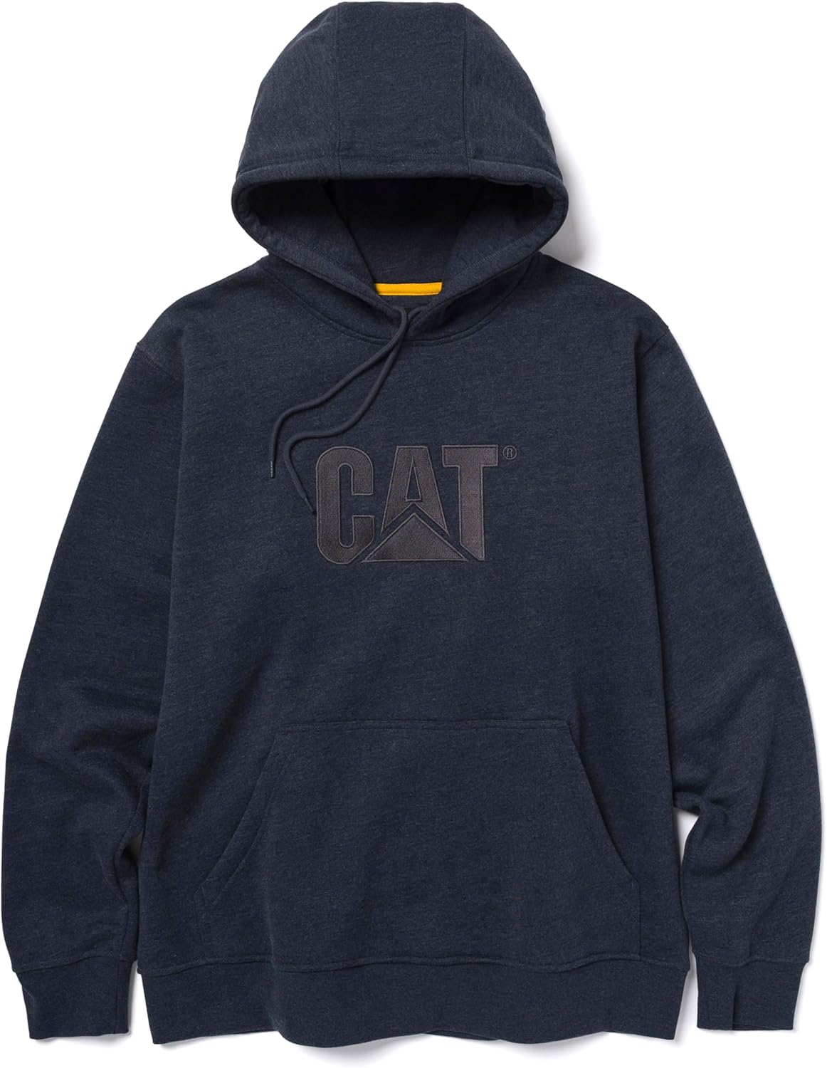 Caterpillar Men's Trademark Hoodies with Embroidered CAT Front Logo, S3 Cord Management System, and Pouch Pocket