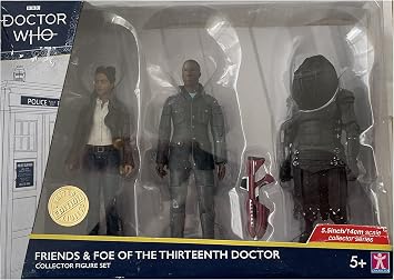 Doctor Who Friends and Foes of the 13th Dr Set - Thirteenth Doctor Companion & Foe Action Figures