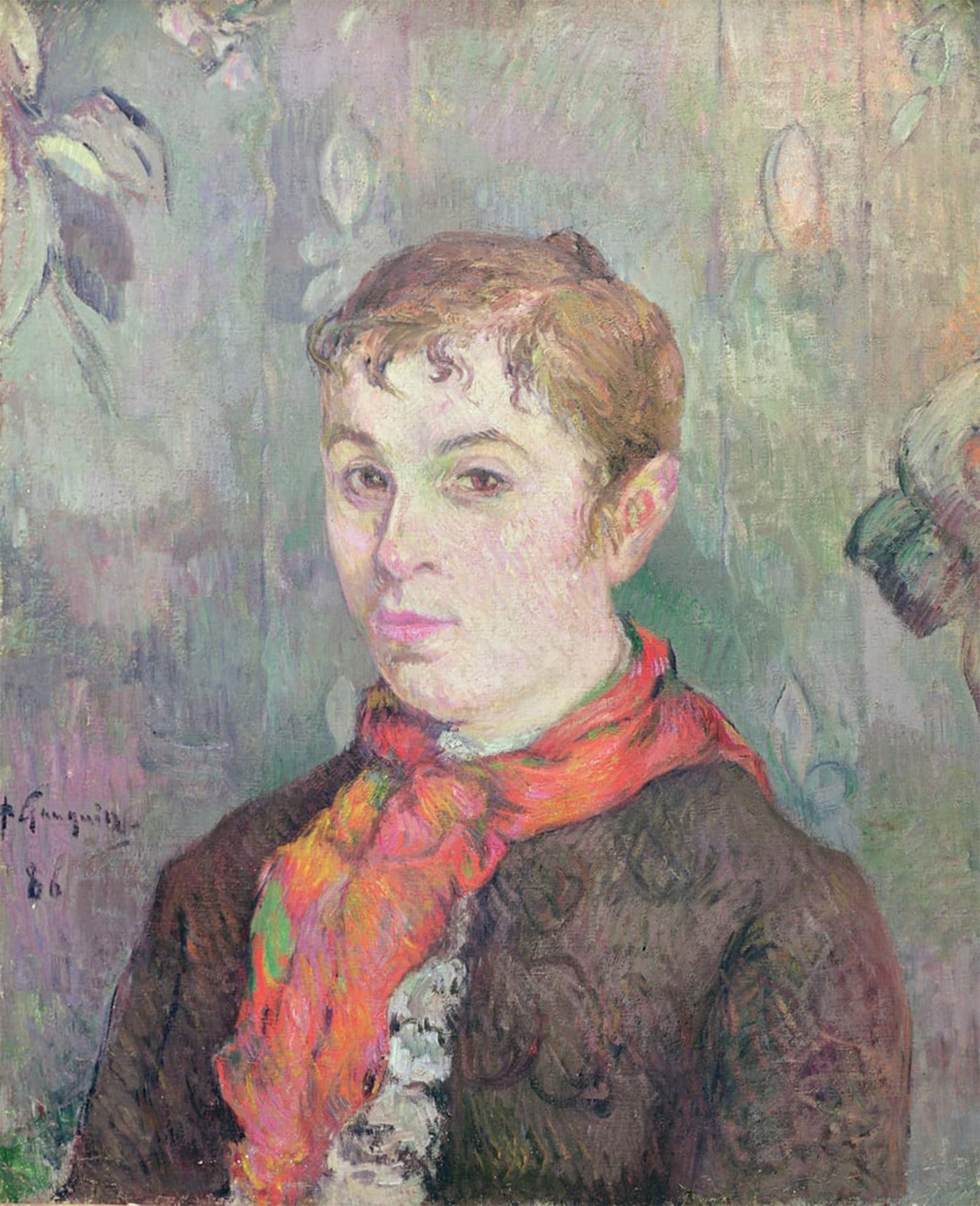 ARTXLXXBN Famous Prints Artwork Pictures Poster Painting Art the Boss's Daughter by Paul Gauguin Artwork Landscape Pictures for Home Decor 60x90cm