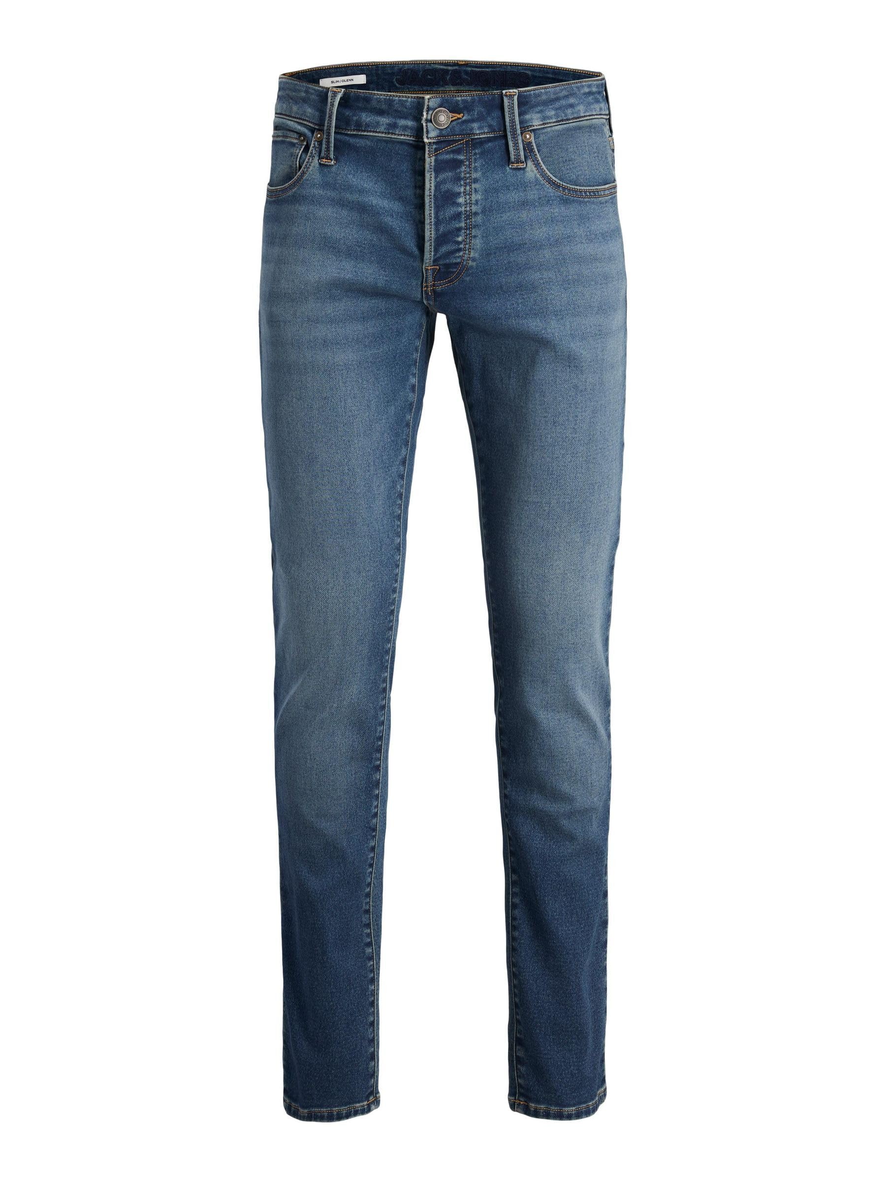 JACK & JONES Jjiglenn Jjicon I.K Sq 421, Blue Denim, 31 W/32 L
