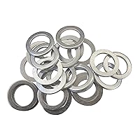 Vista 9 de 221512-15167A Juntas de drenaje de aceite de aluminio de 15x 18mm con arandelas de aplastamiento - Compatible con Volvo, Chrysler, Dodge, Kia