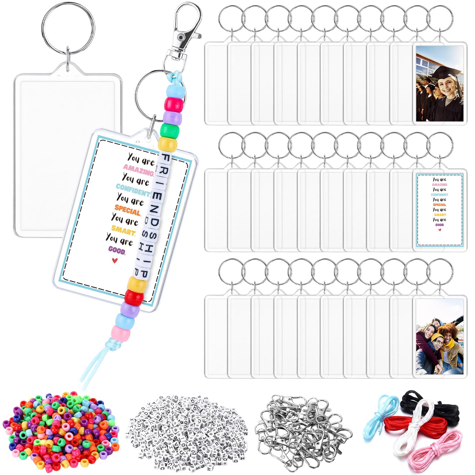 Photo 1 of Unittype Graduation Photo Keychain and Bead Making Kit