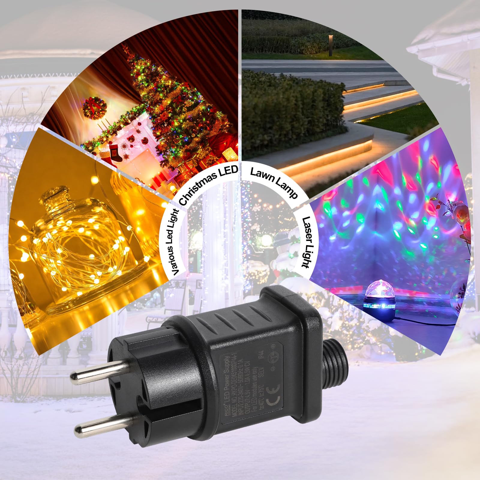 AC Adapter For CYCLOPS 18 Million Candle Light Power - Foto 8