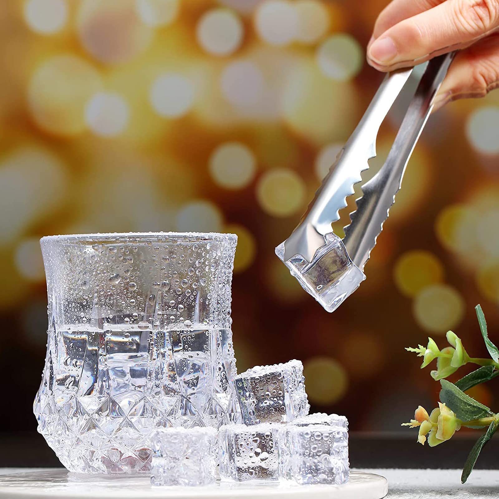 Lot De 10 Pinces En Acier Inoxydable - Pour Sucre, Glaçons Et Apéritifs - Qualité Alimentaire