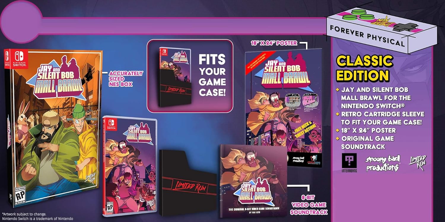 Switch Limited Run #76: Jay and Silent Bob: Mall Brawl Classic Edition