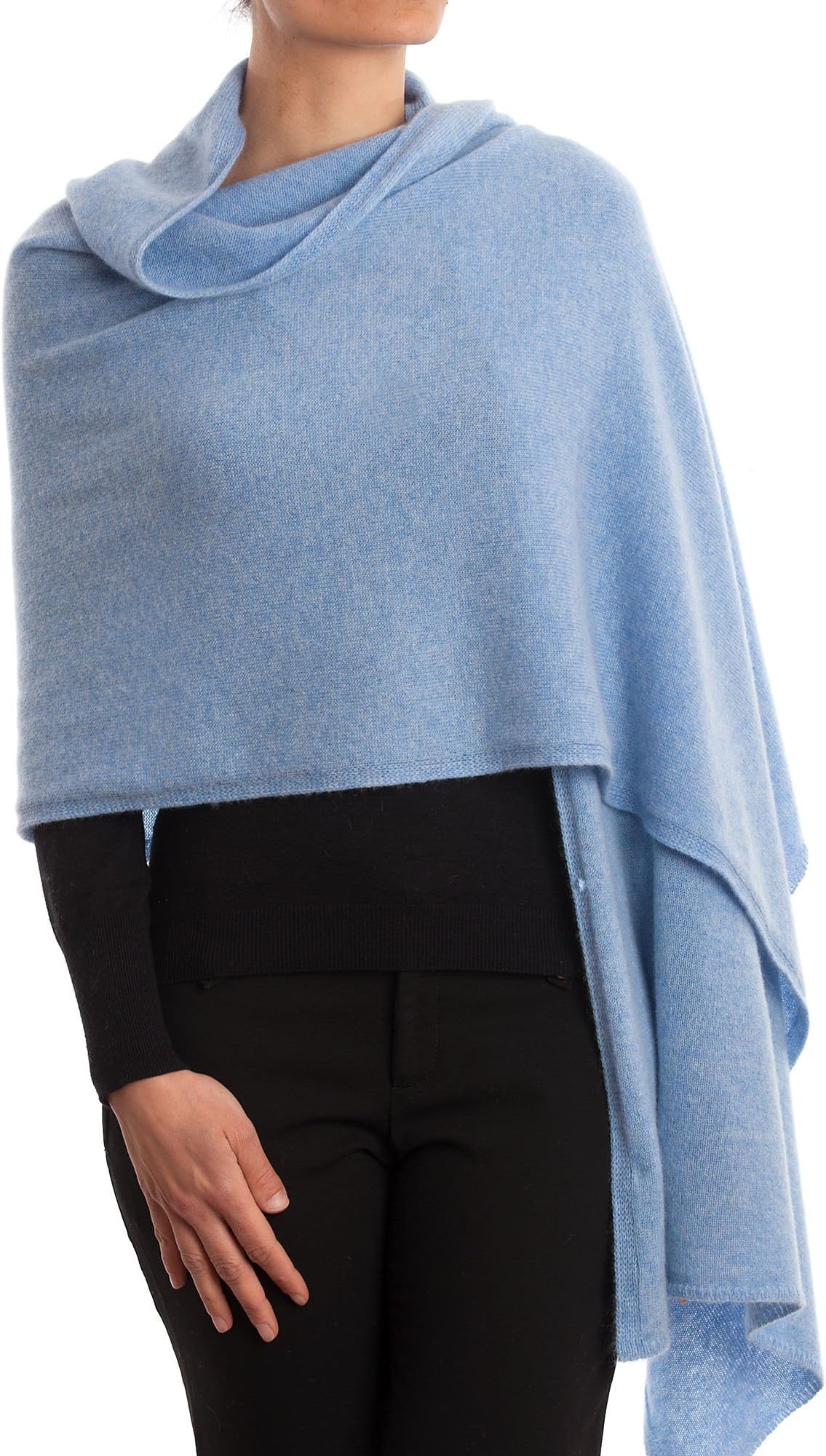 Dalle Piane Cashmere Women's 100% Cashmere Stole - Wedding Wrap and Evening Shawl - Made in Italy - 24 x 81 in