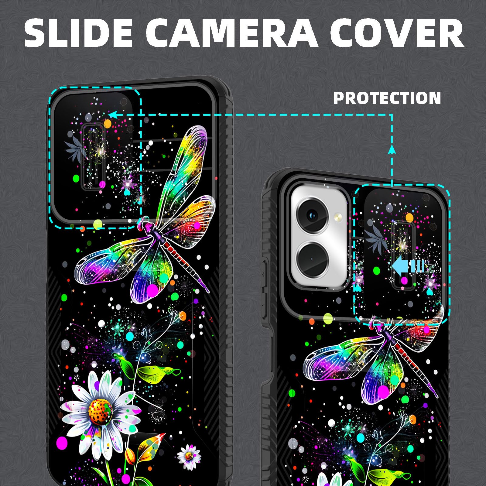 Wiaekosef For Moto G Play 4G 2024 Case Built In Slide Camera Lens Cover,Heavy Duty Shockproof Protection Dual Layer Case For Motorola Moto G Play 4G - View #11