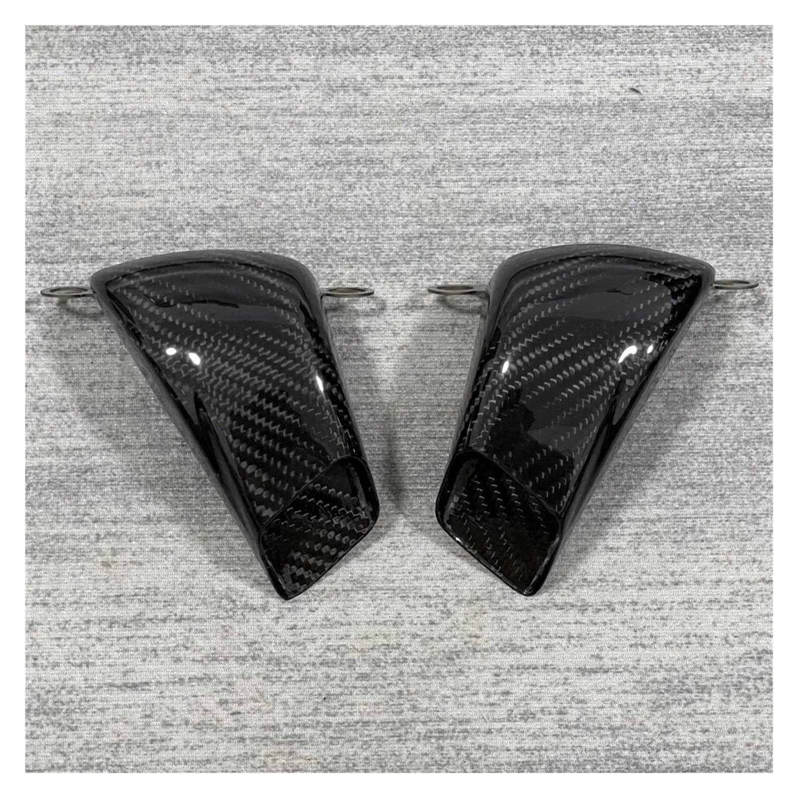 Ajuste para Yamaha YZF-R1 Accesorio Pinza de Fibra de Carbono Cubierta del radiador conductos de Aire Freno refrigeración disipador de Calor Enfriador de Pinza de Freno(Matte)