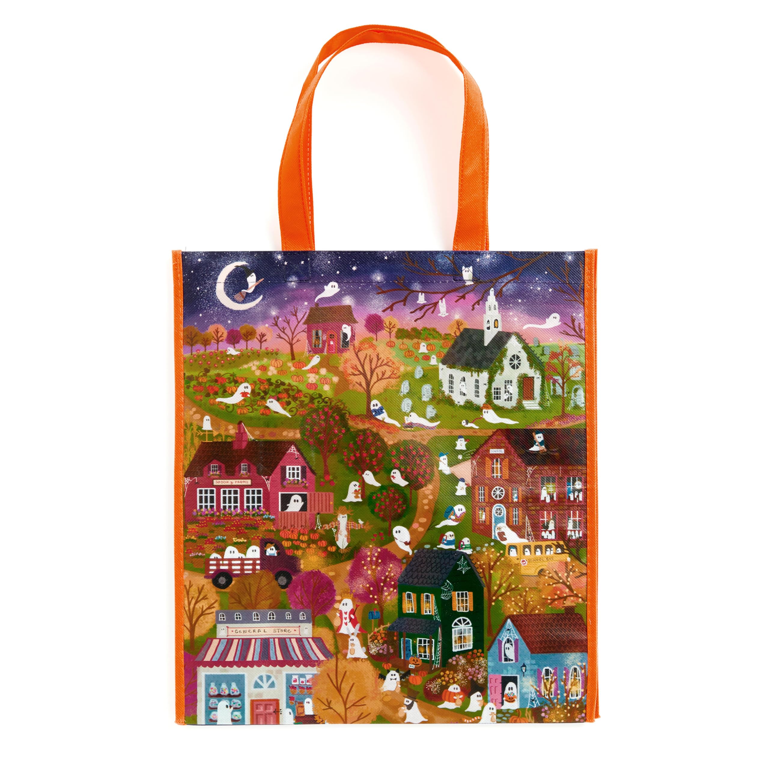 Joy Laforme Spooky Village Reusable Shopping Bag by  Galison - 9780735386532