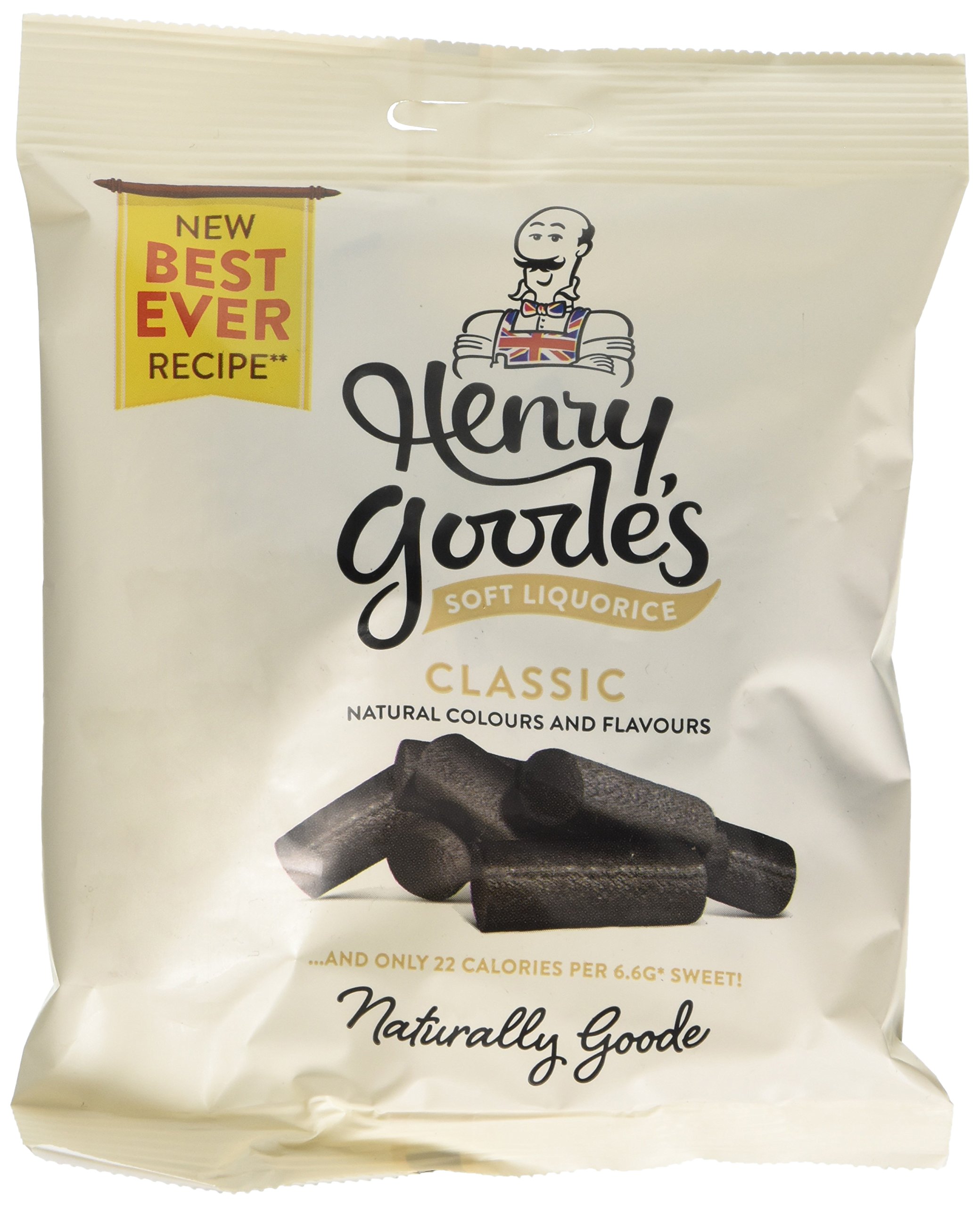 Henry Goode Soft Eating Liquorice 140g (Pack of 12)
