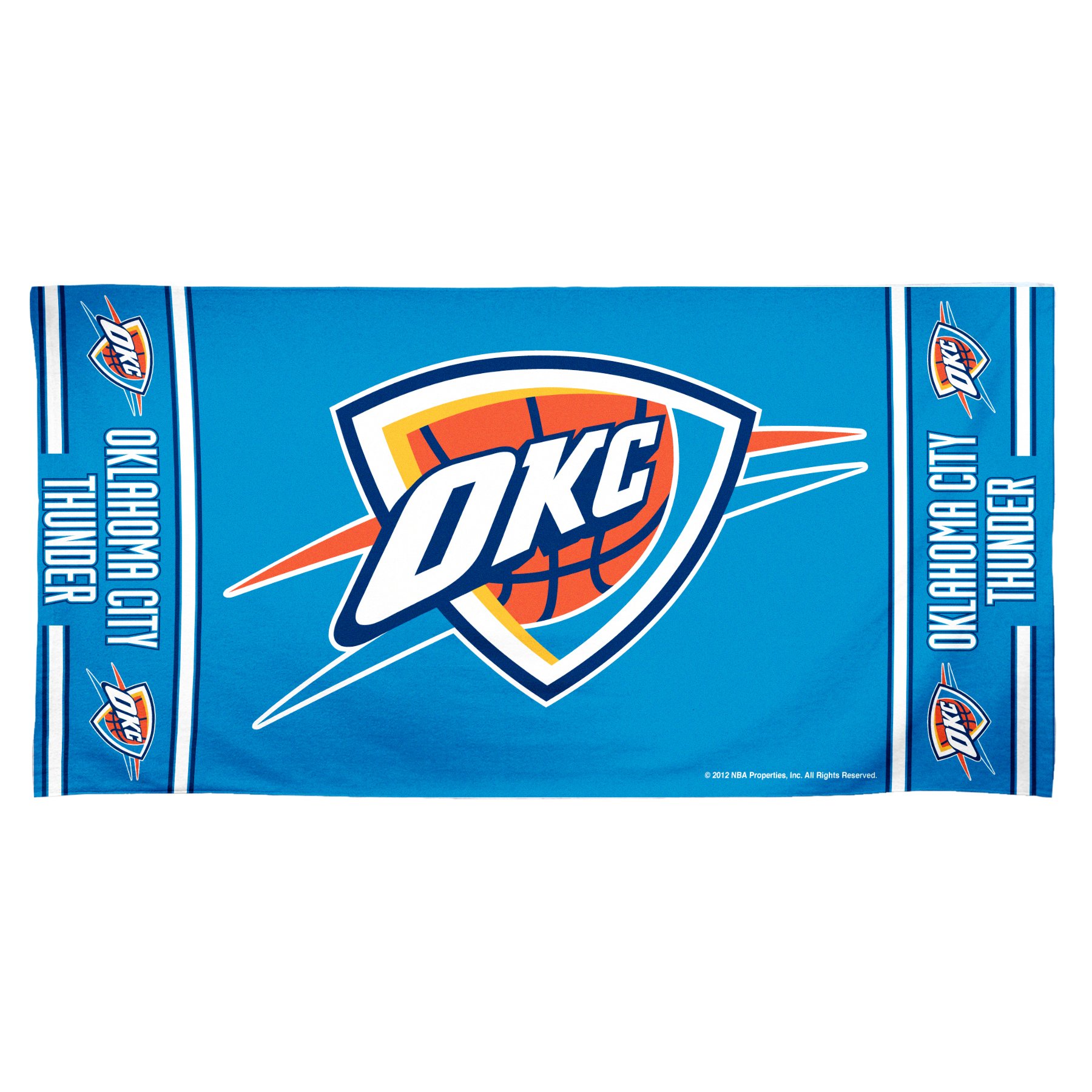 NBA Oklahoma City Thunder 30 by 60 Fiber Reactive Beach Towel