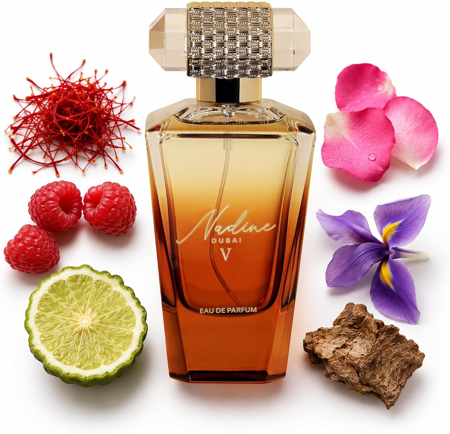 nadine dubai V Eau de Parfum for Women - Inspired by LV Mille Feux, 100ml