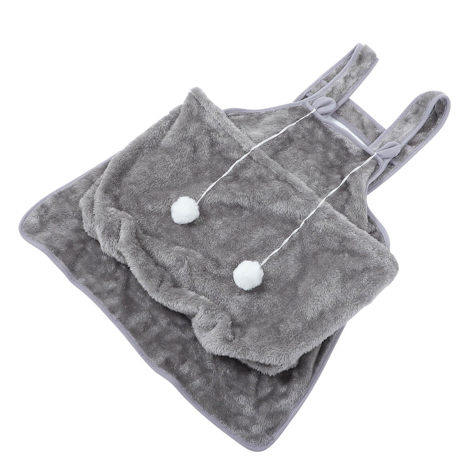 Tablier de transport pour chat : solution anti-poils et soulagement du dos