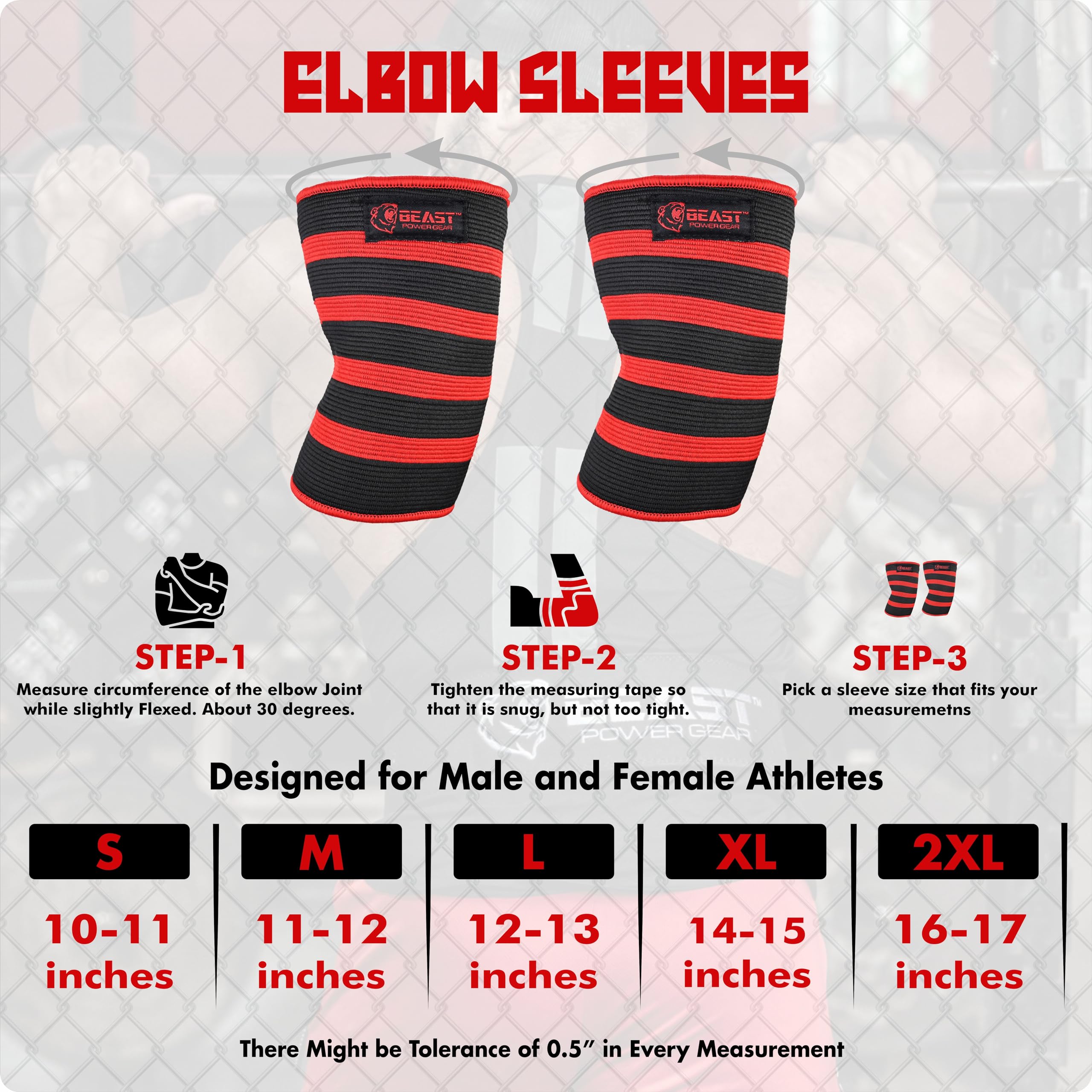 Elbow Sleeve (Pair) Dual-Ply Elbow Support & Compression for