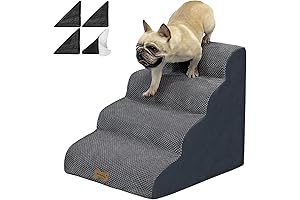 Escaleras para perros para subir a camas altas, 4 escalones para perros...
