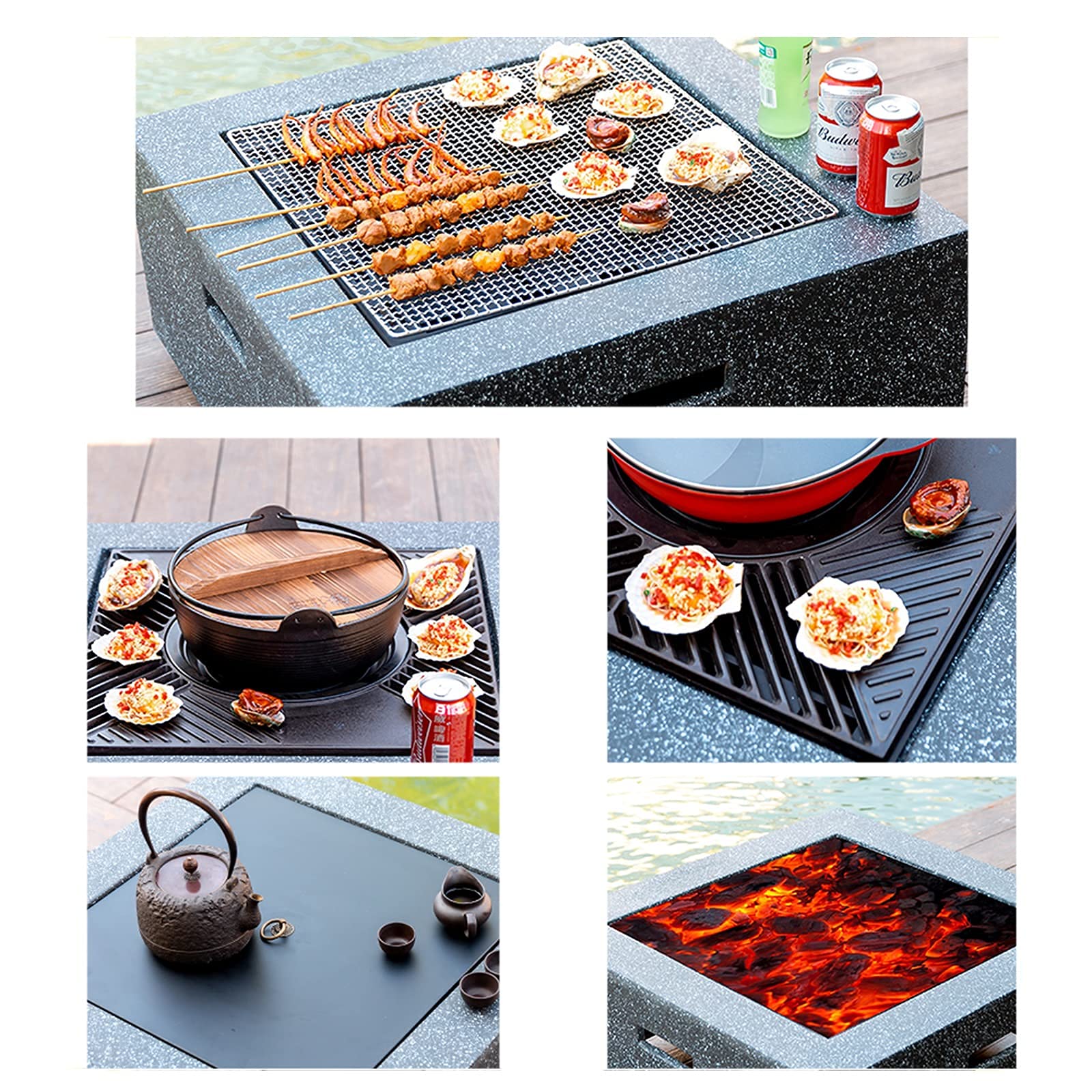 Palenisko do paleniska, palenisko na drewno na podwórko, grill na taras domowy.