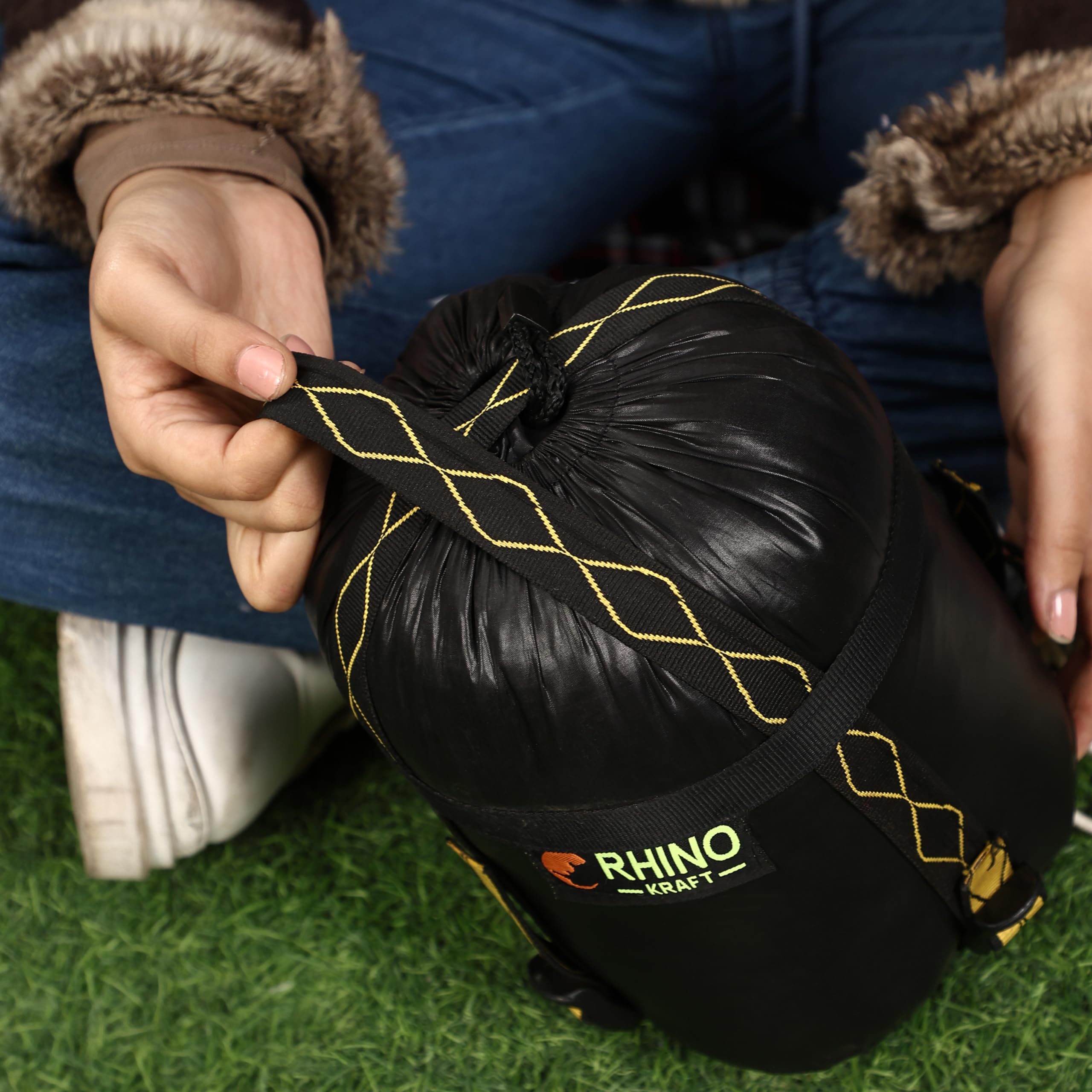 RhinoKraft Rockstar ! The Smallest Sleeping Bag for Men for Bikers, Hikers and Trip Lovers for Camping Activities for All 3 Season ! Light Weight (B08M6H3ZQV) Amazon Price History, Amazon Price Tracker