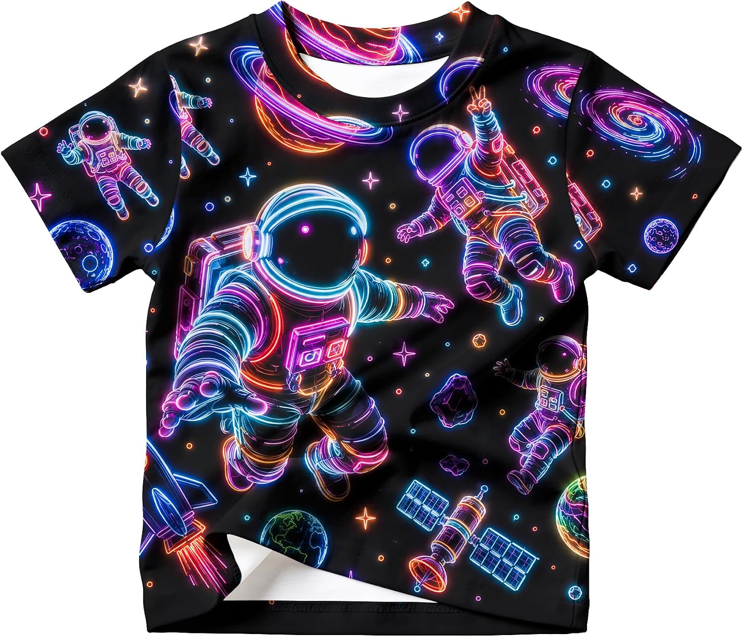3D Graphic T-Shirt for Boys Girls Kids Cool Shirts 4-16 Years