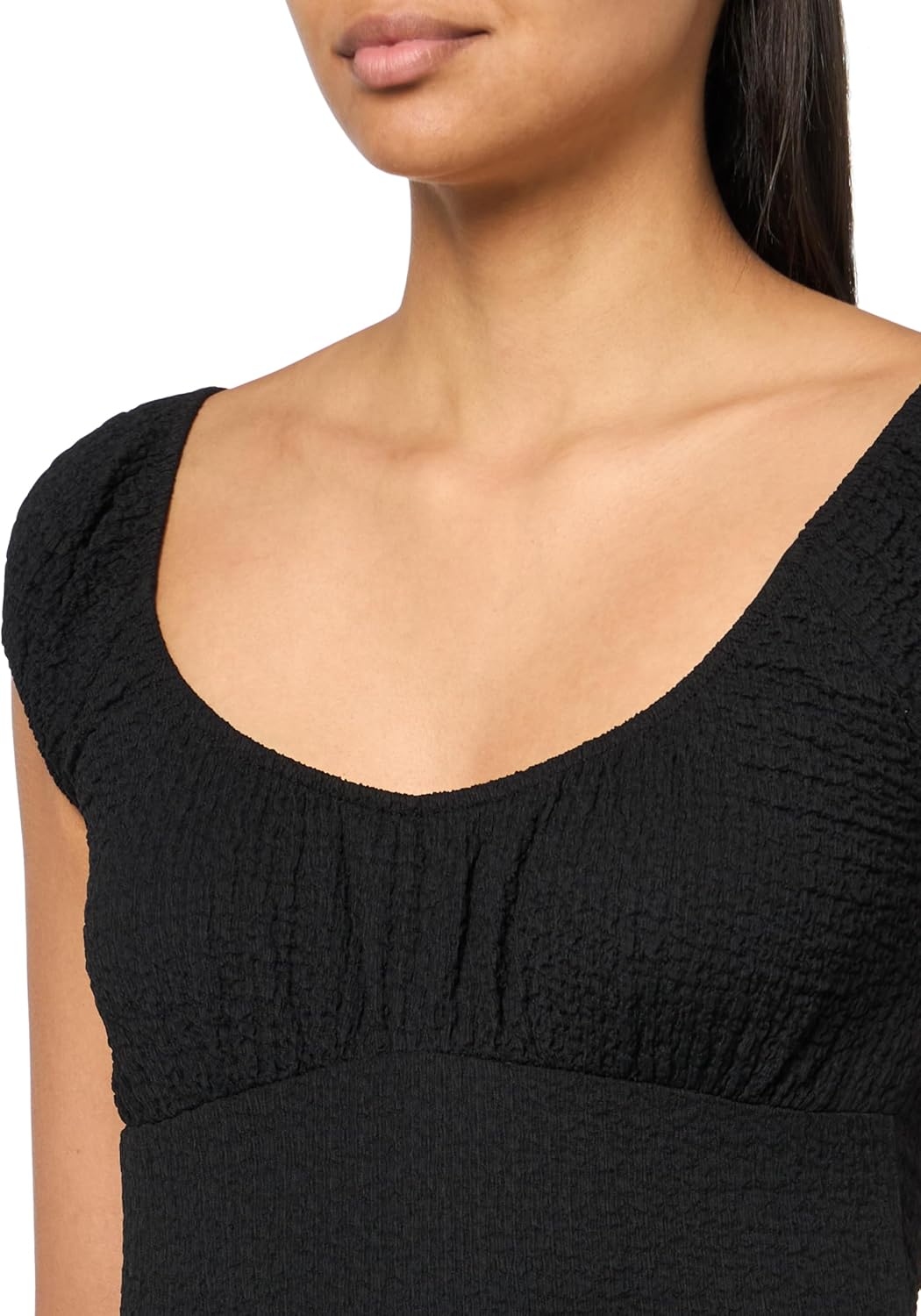 Lucky Brand Womens Textured Scoop Neck Top - Image 3